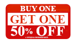 Buy One Get One 50% Off