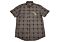 Lavane Men's Short Sleeve Geometric Print Sport Shirt 2325 Black/White