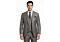 Mazari Silver Grey Sharkskin Modern Fit Vested Suit 1220 Paris