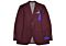 Giles & Jasper Plum Burgundy Modern Fit Wool Sport Coat 122211DAB