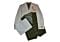Steve Harvey Reserve Green Houndstooth Modern Fit Vested Suit 125110SHS