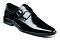 Stacy Adams Kinsley Plain Toe Monk Strap Men's Dress Shoe  Black