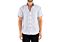 BC Collection Men's Leaf Print Short Sleeve Sport Shirt 222065 White