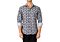 BC Collection Men's Floral Print Long Sleeve Sport Shirt 232318 Navy
