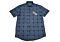 Lavane Men's Short Sleeve Geometric Print Sport Shirt 2325 Blue