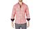BC Collection Men's Geometric Print Long Sleeve Sport Shirt 242332 Coral