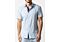 Foreversobe Men's Striped Palms Print Short Sleeve Sport Shirt 252000 Blue