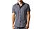 Foreversobe Men's Striped Palms Print Short Sleeve Sport Shirt 252000 Navy