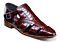Stacy Adams Calandro 25695 Closed Toe Men's Dress Sandal  Cognac
