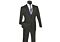 Vinci Executive Black Solid Suit 2C900-2