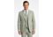 Studio Ferera Men's Green Striped Slim Fit Vested Suit 3211