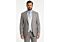 Studio Ferera Men's Tan Multi Plaid Modern Fit Vested Suit 3282