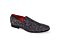 After Midnight Split Glitter Slip-On Smoking Shoe 7019 Black