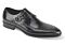 Giovanni Amato Moc Toe Monk Strap Men's Dress Shoe  Black