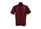Bassiri Uomo Men's Fashion Print Short Sleeve Sport Shirt 64941 Burgundy