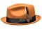 Bruno Capelo Hats BB Blues Brothers Australian Wool Fedora Burnt Orange