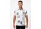 Bagazio Men's Cross-Hatch Print Short Sleeve Sport Shirt BM2303 White/Black