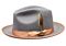 Bruno Capelo Hats HB Hi-Boi Australian Wool Fedora Graphite Grey