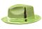Bruno Capelo Hats JU Julian Natural Braid Fedora Apple Green