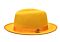 Bruno Capelo Hats PR Princeton Australian Wool Fedora Gold/White