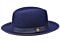 Bruno Capelo Hats PR Princeton Australian Wool Fedora Navy/Caramel