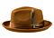 Bruno Capelo Hats UN Giovani Australian Wool Fedora Cognac/Brown