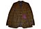 Canuti Men's Gold/Navy Houndstooth Modern Fit Sport Coat C-615 Dario