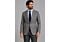 Canuti Men's Brown/Blue Micro Check Modern Fit Sport Coat C-820 Sandro