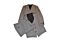Canuti Light Grey Glen Plaid Modern Fit Scoop Vested Suit C-457 Leo