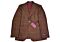 Canuti Men's Burgundy/Teal Houndstooth Modern Fit Sport Coat C-614 Dario