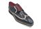 Carrucci Men's Dress Shoe Wingtip Oxford KS515-35 Black