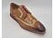 Carrucci Men's Dress Shoe Wingtip Oxford KS515-35 Camel