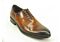 Carrucci Men's Dress Shoe Plain Toe Oxford KS886-731 Cognac