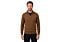 Cigar Couture Signature Tonal Square 1/4 Zip Mock Neck Sweater MZ-646 Mocha
