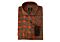 Cigar Couture Signature Men's Plaid Paisley Print Long Sleeve Sport Shirt M-1853 Red