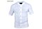 Prestige Original Men's Tonal Wavy Knit Short Sleeve Shirt CMK-302 White