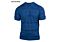 Prestige Original Men's Greek Key 1/4 Zip Knit Short Sleeve Shirt CMK-318 Denim