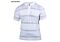 Prestige Original Men's Greek Key 1/4 Zip Knit Short Sleeve Shirt CMK-318 White