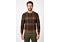 Cigar Couture Signature Window Plaid Crew Neck Sweater CR-621 Copper