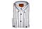 Steven Land Black Striped French Cuff Dress Shirt DM310F