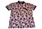 Briani Uomo Men's Fashion Print Stretch Polo Shirt DP-1 Multi White