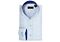 Steven Land Blue Banded Collar Textured Stretch Dress Shirt DS2118