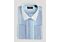 Steven Land Blue Striped French Cuff Dress Shirt Geoffery DS2425
