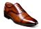Florsheim Sorrento Lux 14447  Cap Toe Balmoral Oxford Men's Dress Shoe  Cognac