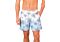 Foreversobe Men's Palm Tree Print Swim Shorts 253107 White