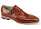 Giovanni Amato Moc Toe Monk Strap Men's Dress Shoe  Tan
