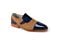 Giovanni Avon Cap Toe Buckle Men's Dress Shoe  Cobalt/Tan