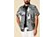 Inserch Men's Linen Paisley Print Short Sleeve Shirt SS7919 White/Black