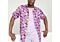 Inserch Men's Linen Abstract Wave Print Short Sleeve Shirt SS7916 Eggplant