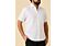 Inserch Men's Linen Short Sleeve Shirt SS717 White